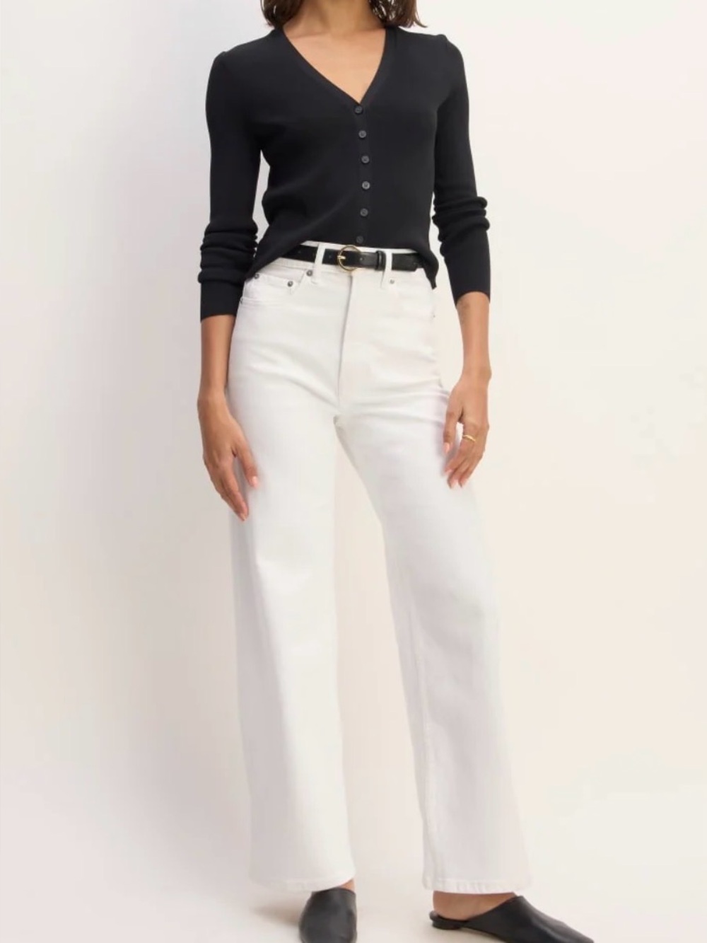 Everlane The Way-High Sailor Jean White 29S